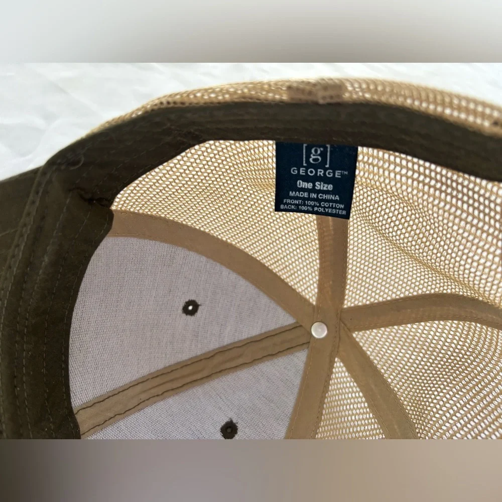 George Mens Hat Bundle of 3 in Neutral Multi Sz OS